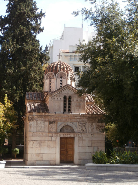 The church of Panagia Gorgoepikoos aka Agios Eleutherios.