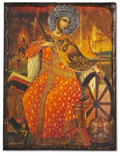Icon of Agia Ekaterini.
